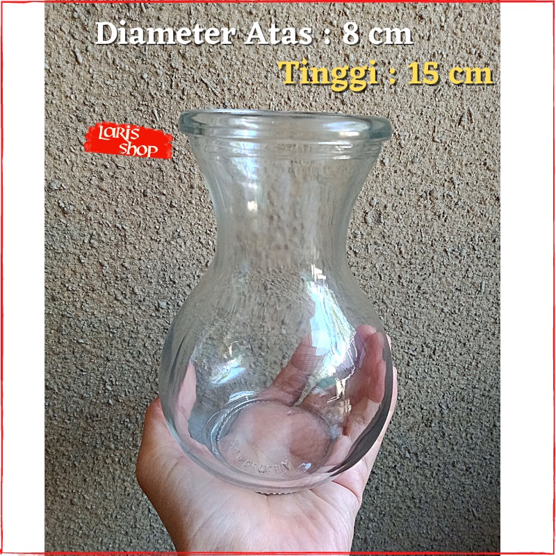 Vas Bunga Kaca Bening Kedaung