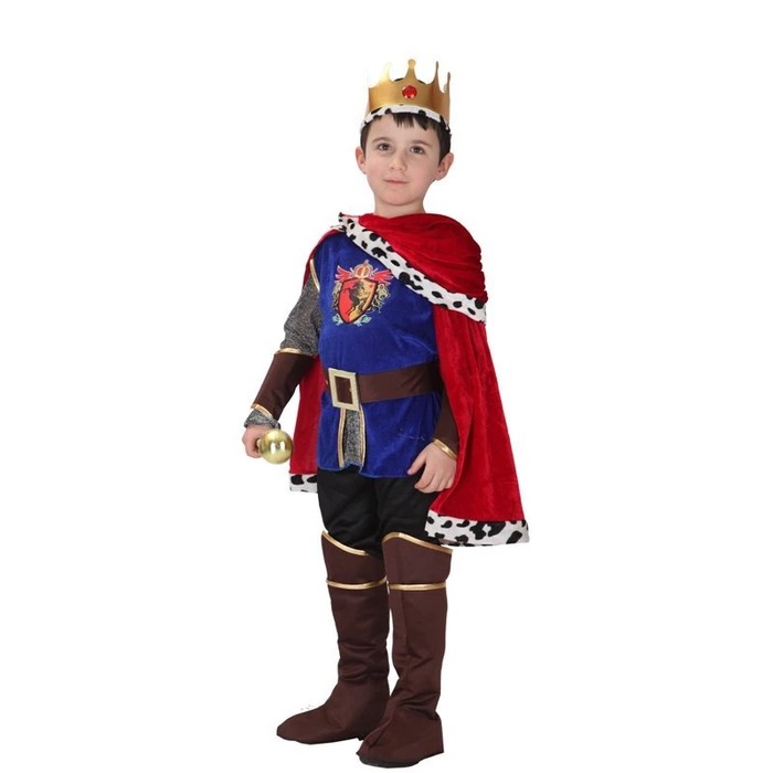 Halloween BOY KING PRINCE Costume/ Kostum biru RAJA PANGERAN Anak LAKI