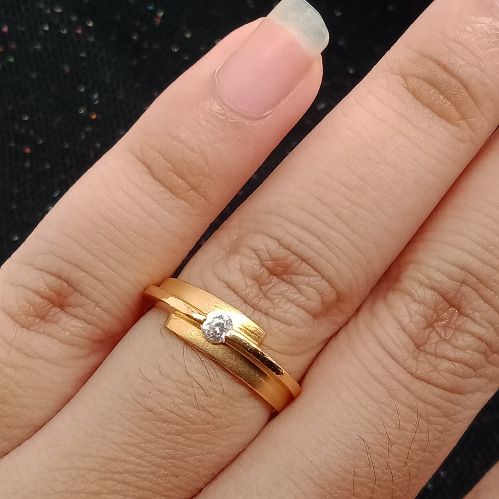 Cincin Emas 17K - 2.85 gr Kadar 750 - 227