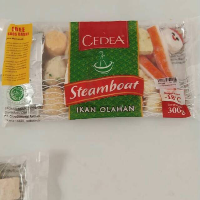 

Cedea steamboat 300 gr / ikan olahan