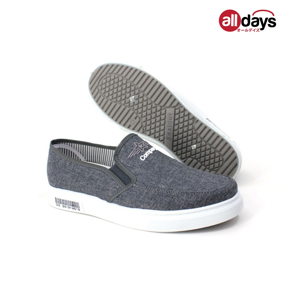 Faster Sepatu Sneakers Slip On Pria / Sepatu Kanvas Import Pria 1013 Size 39-43