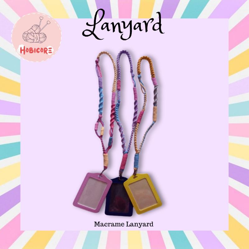 

Color black lanyard | tali ID card | macrame lanyard | Baca deskripsi sebelum memesan ❗❗
