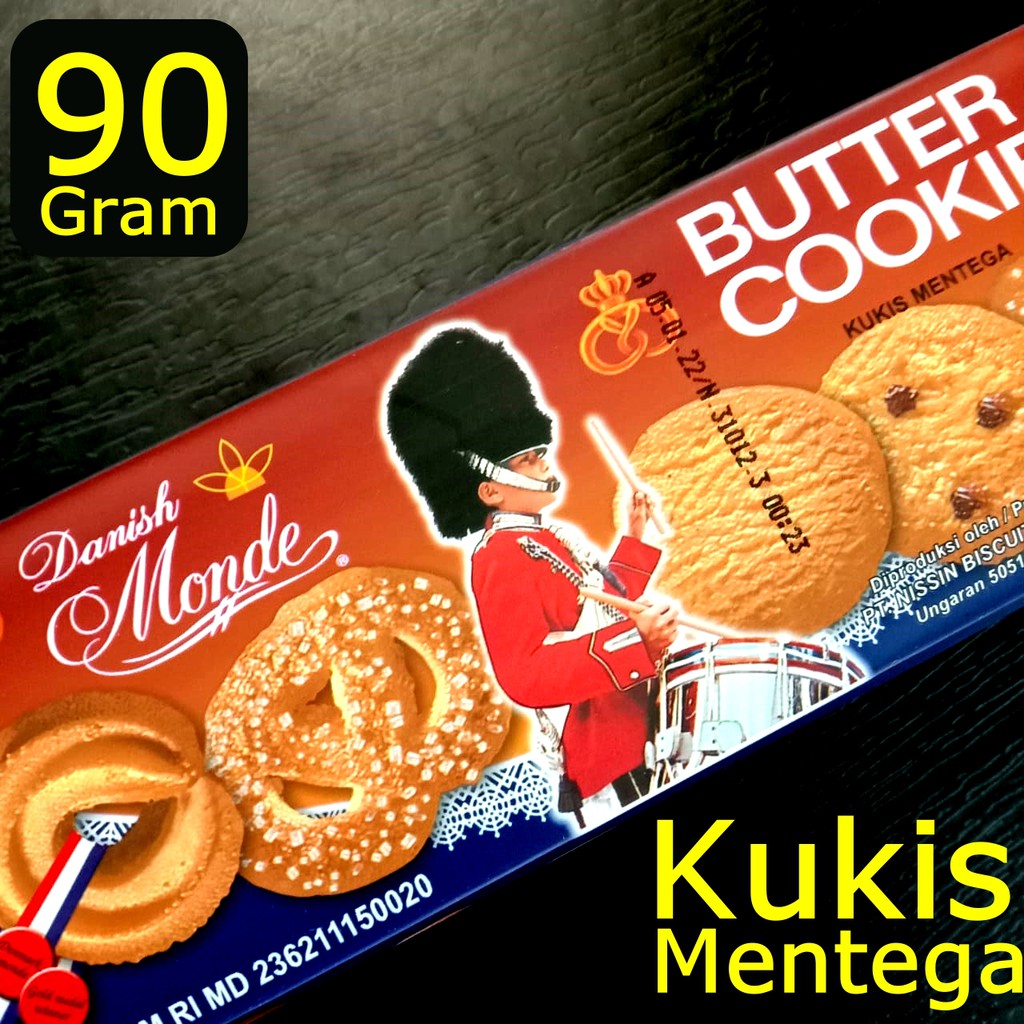 

kukis mentega NISSIN danish monde biru 90 gr butter cookies