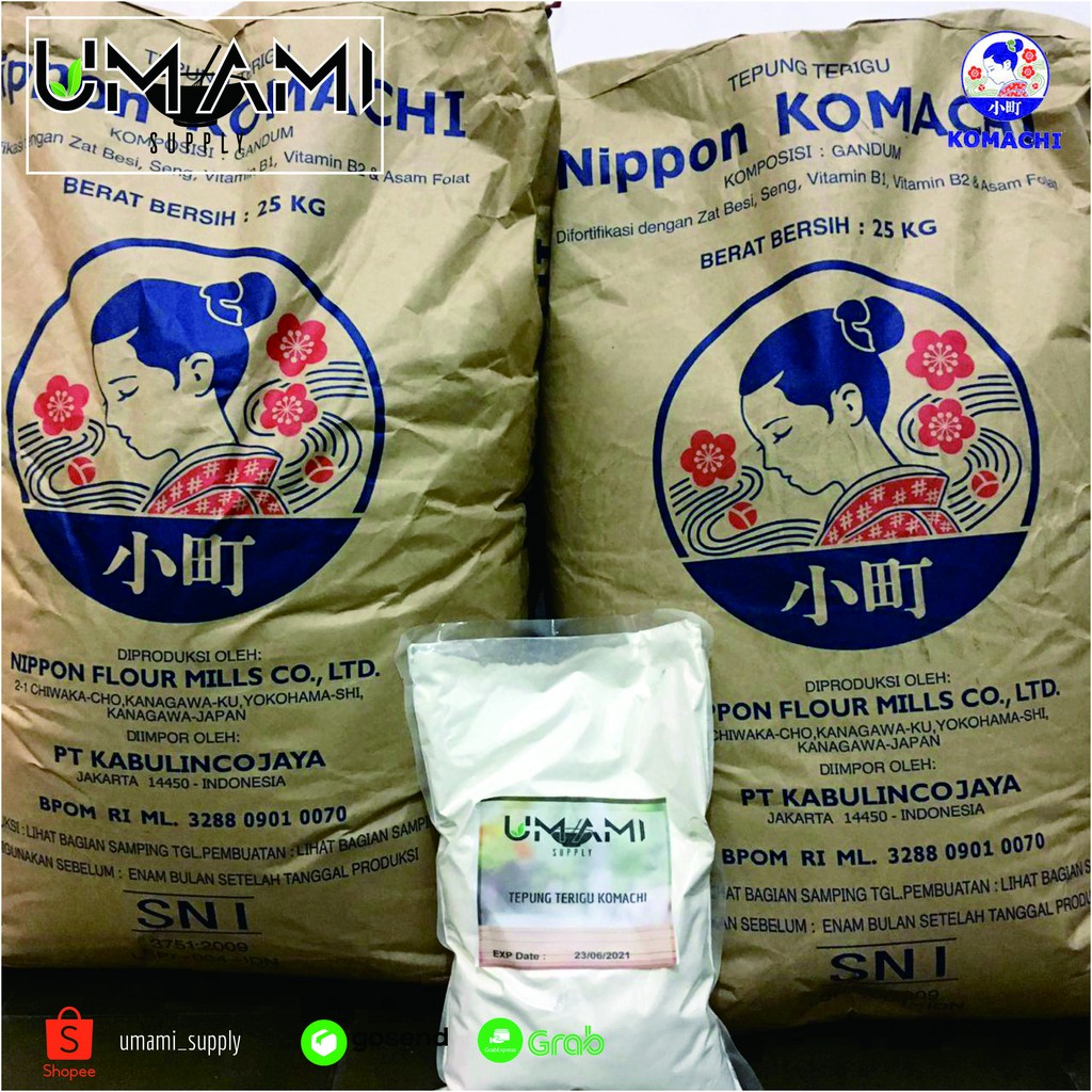 

Nippon Komachi - Tepung Terigu Protein Tinggi Komachi - REPACK 1 kg