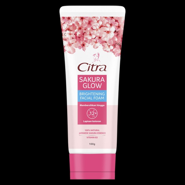 CITRA SAKURA GLOW BRIGHTENING FACIAL FOAM 100gr