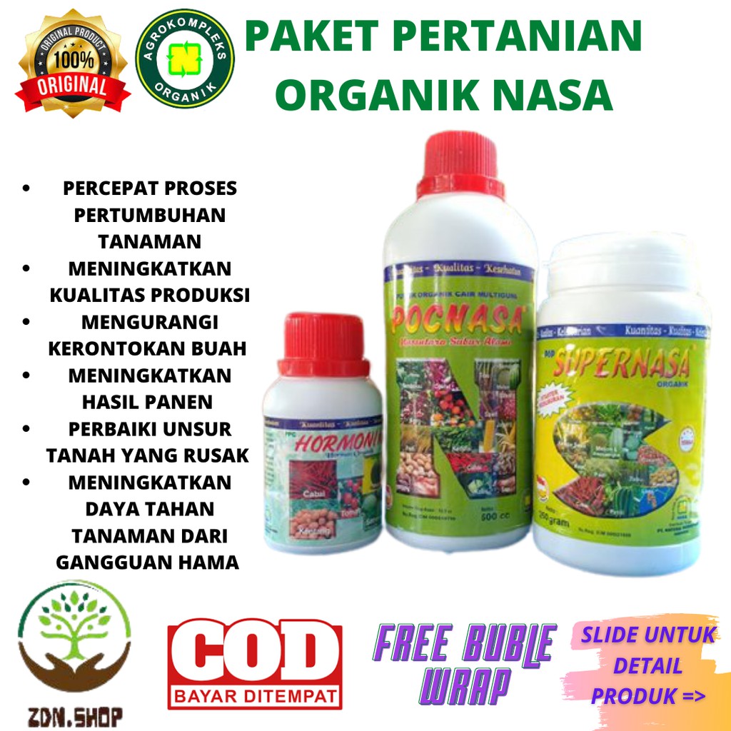 PAKET PUPUK NASA POC NASA SUPERNASA HORMONIK PUPUK PERTANIAN PUPUK PADI PUPUK ORGANIK PUPUK BUAH