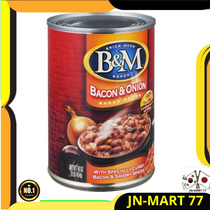 

AMERICAN FOOD B&M BACON & ONION BAKED BEAN-KACANG PANGGANG BACON IMPOR