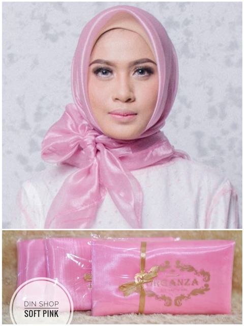 JILBAB Organza Organdi Hijab Krudung Kaca Mewah Murah Langsung Konveksi REAL PICT DIN SHOP