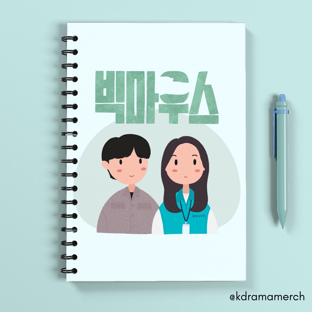 BIG MOUTH NOTEBOOK SPIRAL DRAMA KOREA A5/ BIG MOUSE DRAMA KOREA / DRAKOR / JOURNAL / JURNAL SOFT COV