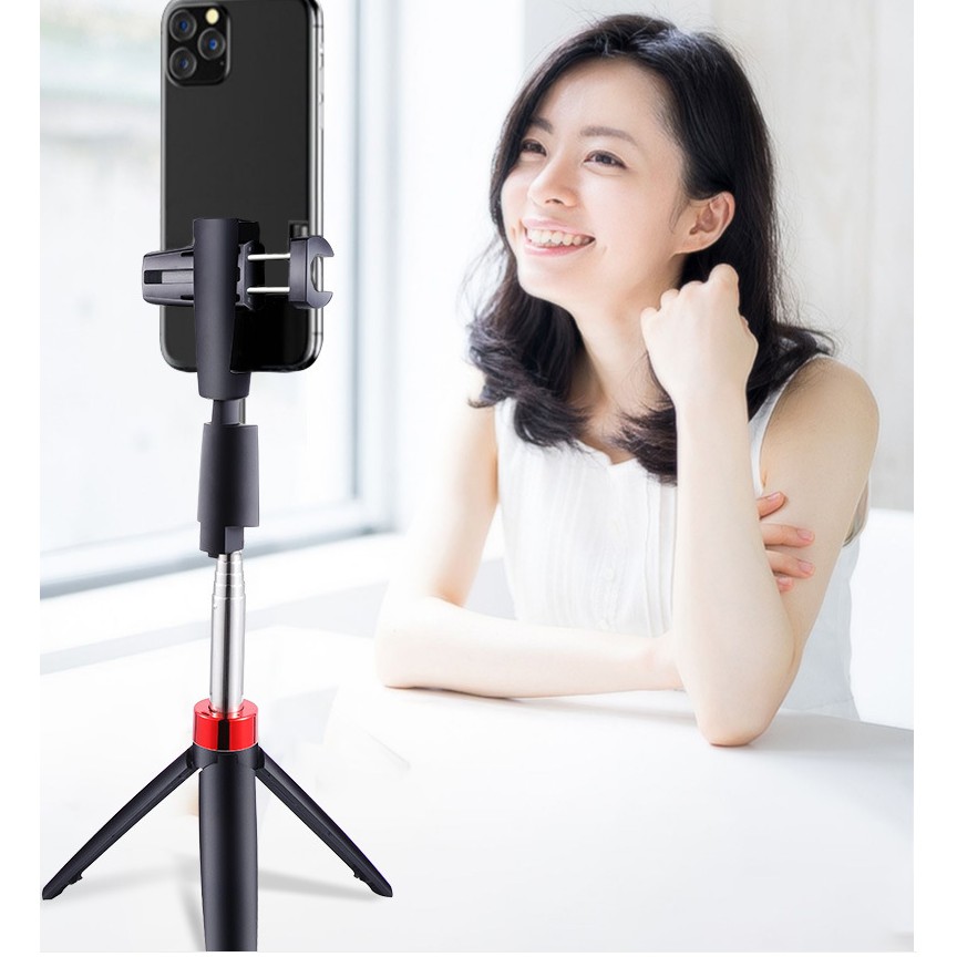 Bluetooth tripod selfie stick pemotretan horizontal dan vertikal dudukan ponsel langsung Y11 selfie