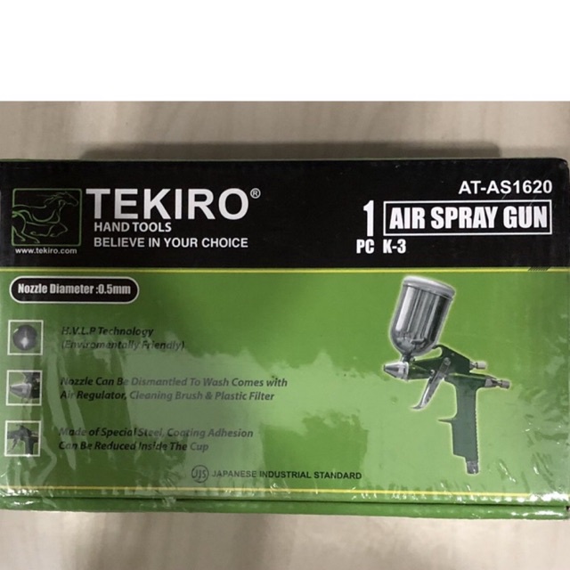 K-3 TEKIRO Spray gun cat tekiro k3. Atas kecil 200cc semprot cat tekiro original asli nozel 0.5 air 