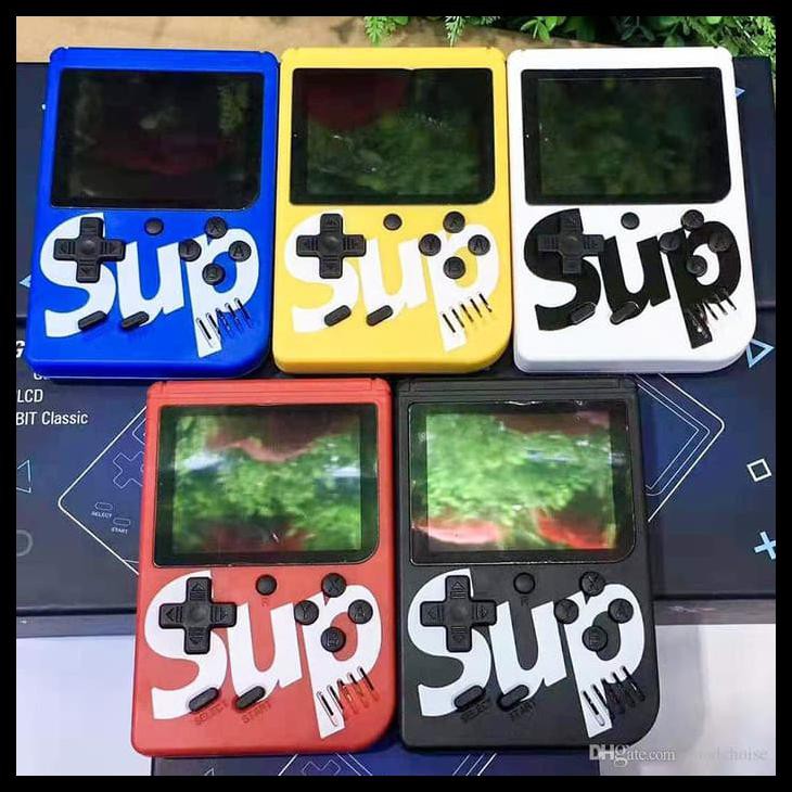 Gameboy Retro Mini Game 400 in 1 SUP Plus Game Box Portable Game Boy - Kuning MURAH