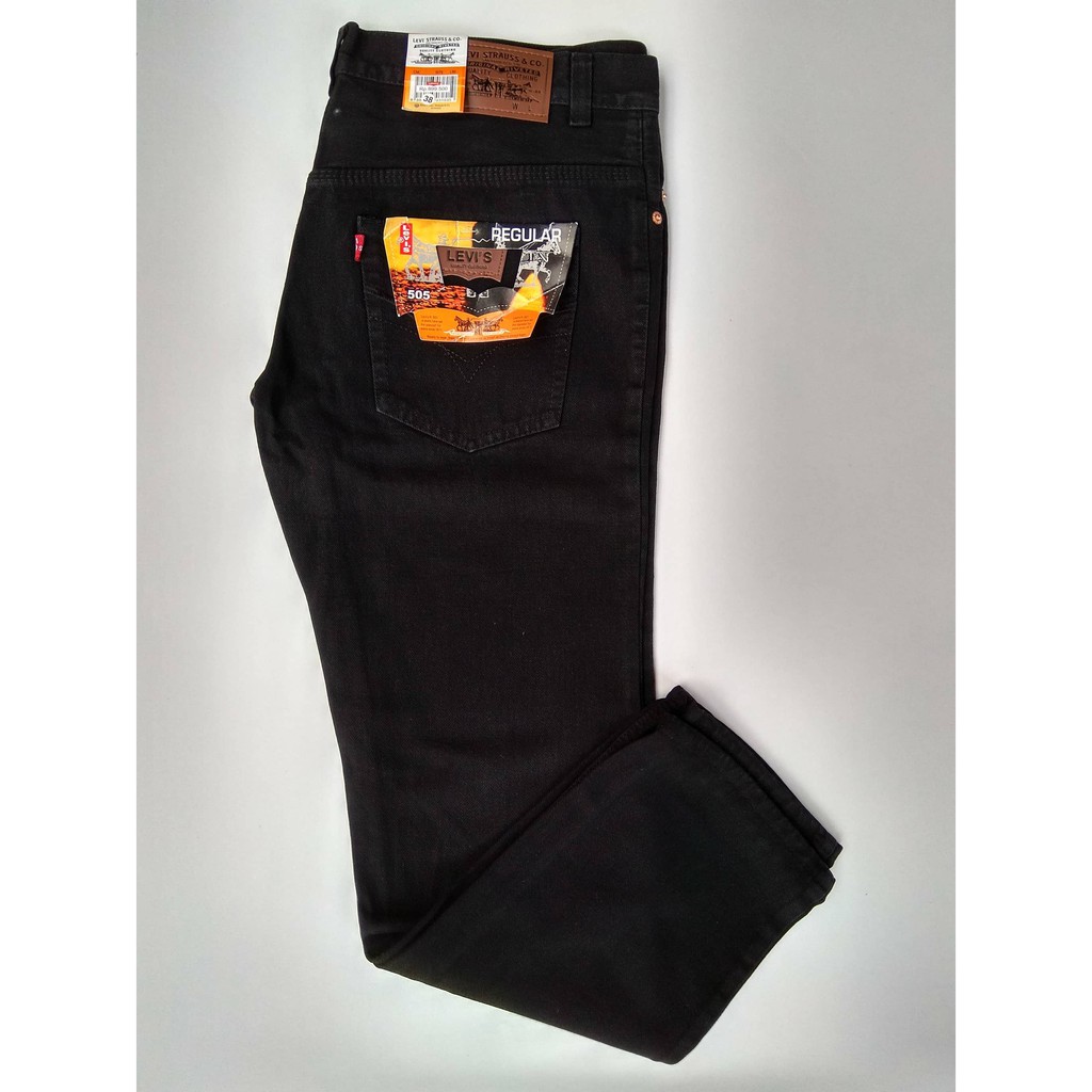  Celana  Panjang Pria  Jeans Levi s Regular  Fit  Hitam Size 33 