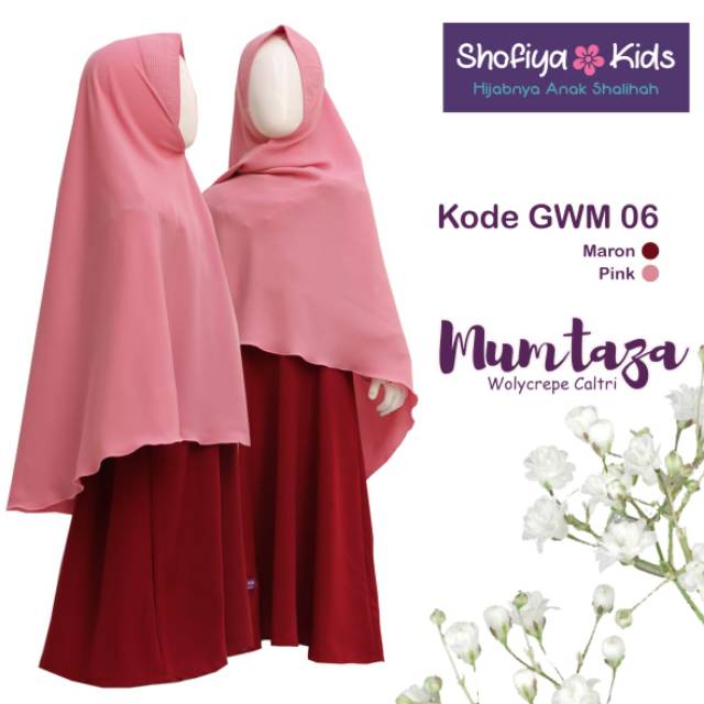 GWM06 Gamis Wollycrepe Mumtaza / Shofiya Kids