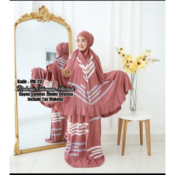 mukena potongan abstrak ori elzhaf