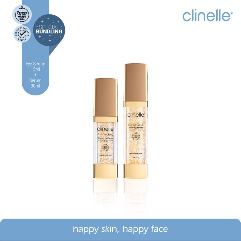 [SOLD] CLINELLE [Bundling] Caviar Gold Firming Eye Serum + Caviar Gold Firming Serum