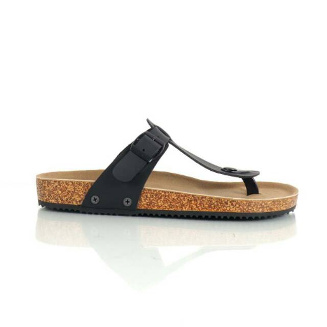 DISC 50% SANDAL KULIT GOODNESS YOUTH BLACK