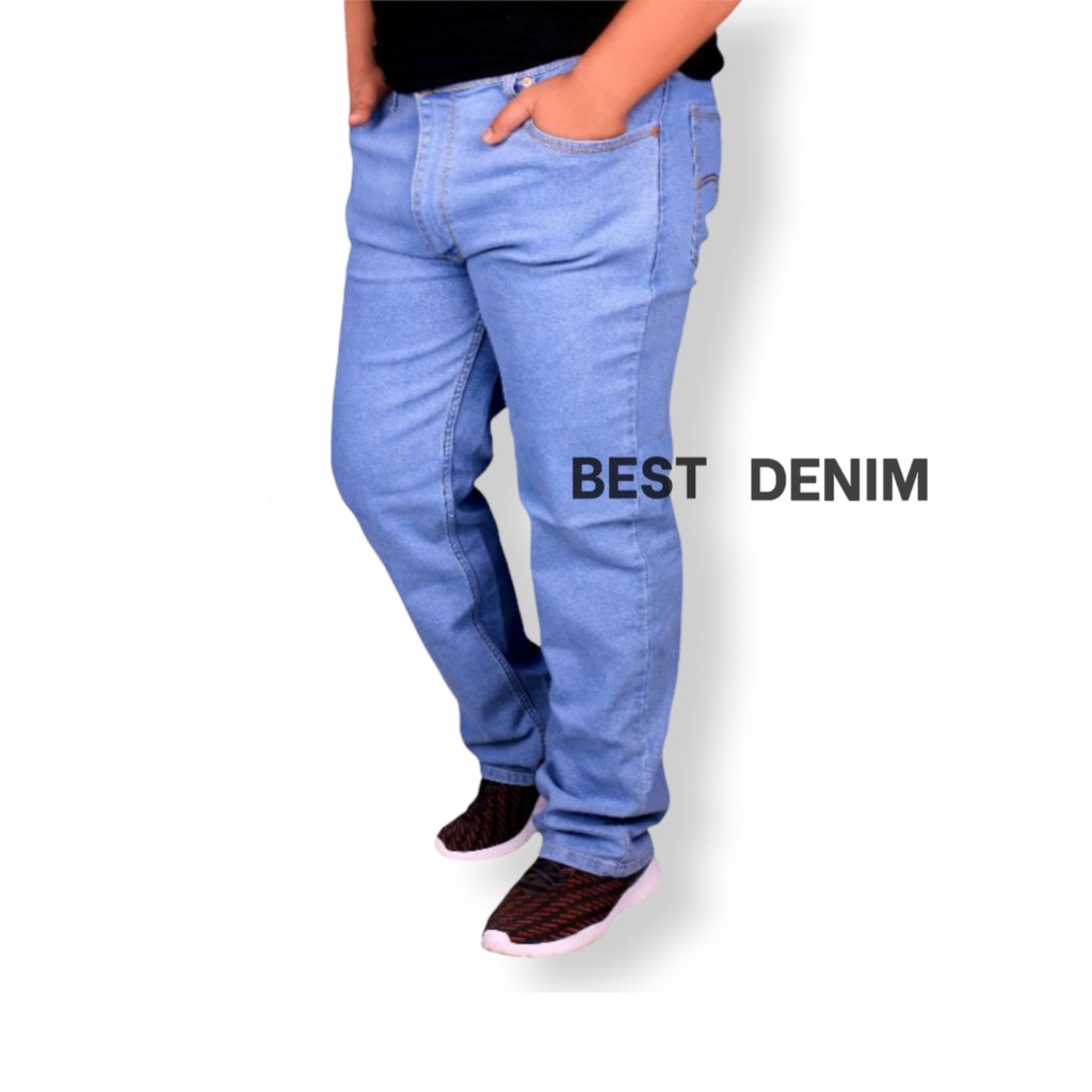 Celana Jeans Pria Panjang SUPER JUMBO Slimfit Skinny Pensil