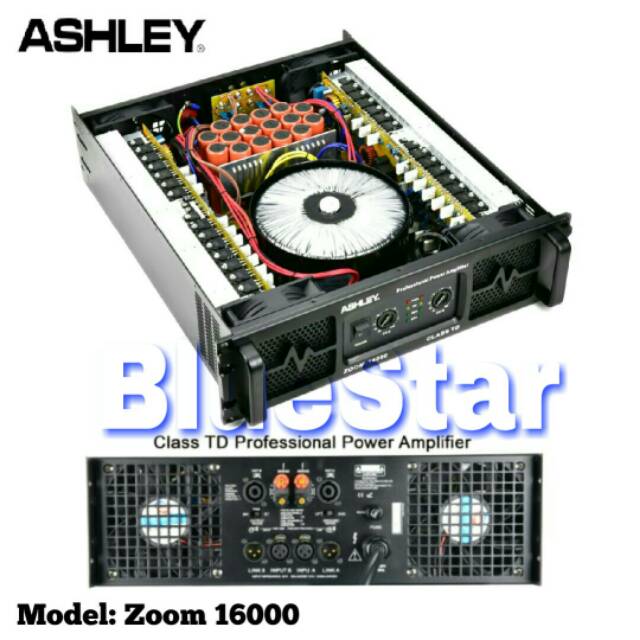 Power Ashley Zoom 16000 Amplifier Ashley Class TD