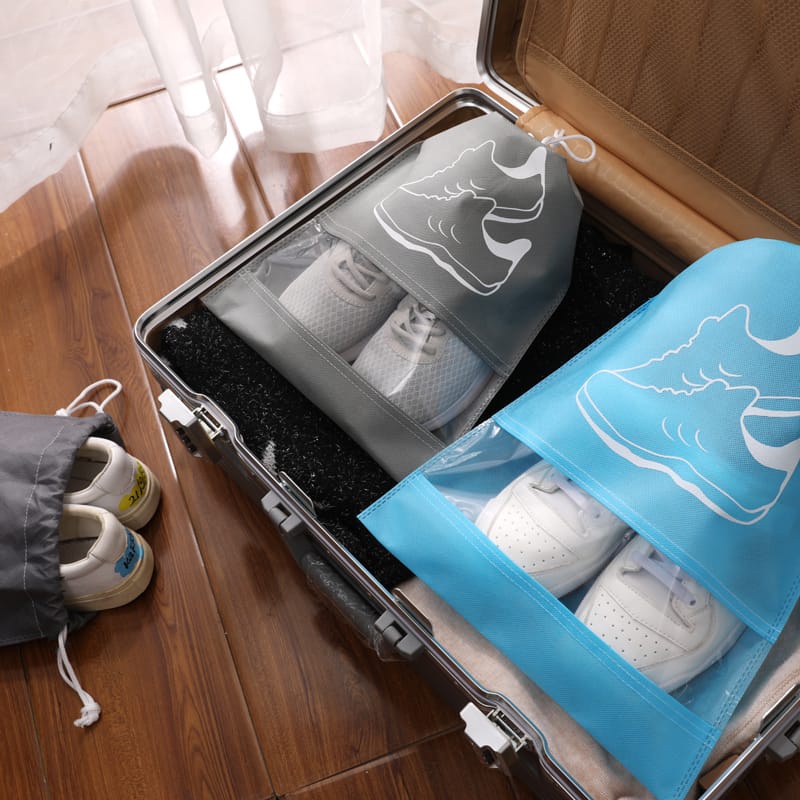 Tas Penyimpanan Sepatu Tas Portabel Perjalanan Tas Penyimpanan Travel Tahan Air Tahan Debu Tas Sepatu