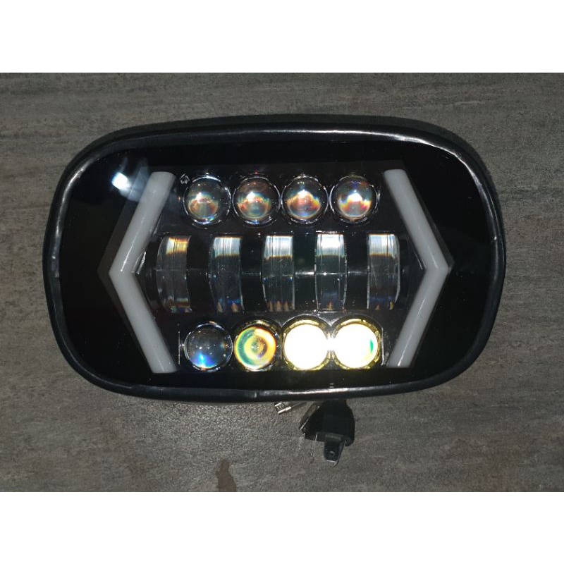 Reflektor Lampu Depan Vespa PX PS PXE Custom Daymaker