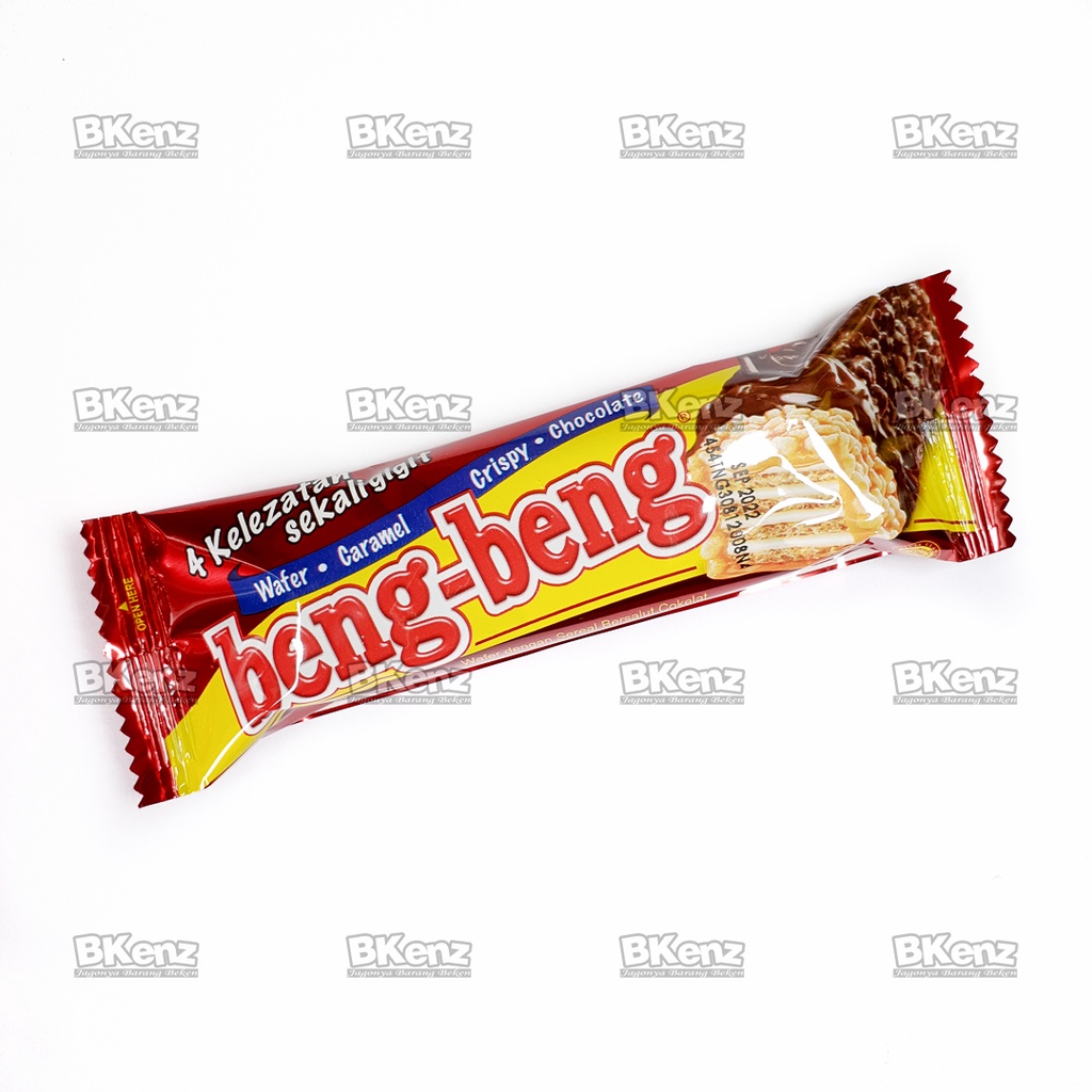 

Beng Beng Snack Wafer Coklat Caramel Crispy 20gr