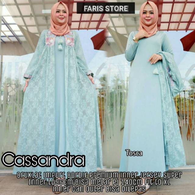 Casandra brokat gamis