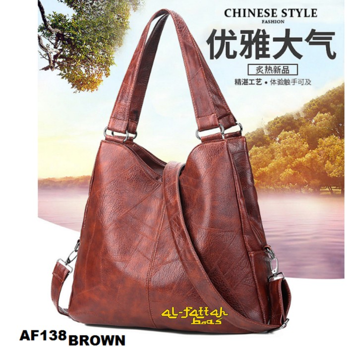 Tas wanita import Tas wanita tas fossil tas wanita branded AL59 MERAH - Cokelat