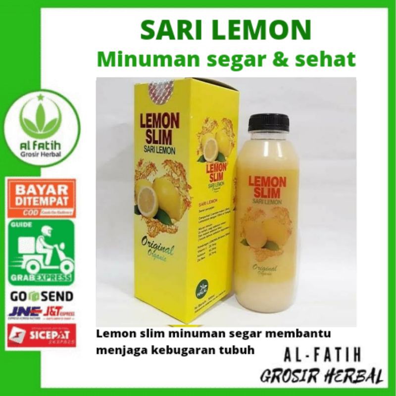 

Sari Lemon Slim Juice Diet Jeruk Murni Segar 500 ml Original Organic