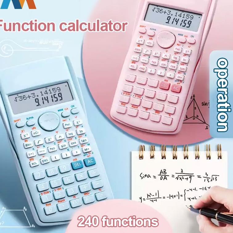 

PROMO 9.9 Mukava Kalkulator Color Function Scientific Kalkulator 24 Fungsi Kalkulasi 3 Warna 1700 - CU2 .,..,.,,,,.,