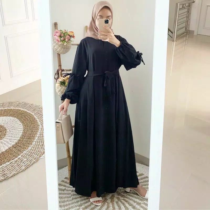 GAMIS LARISA // REMPEL TANGAN/AESPA MAXI DRESS