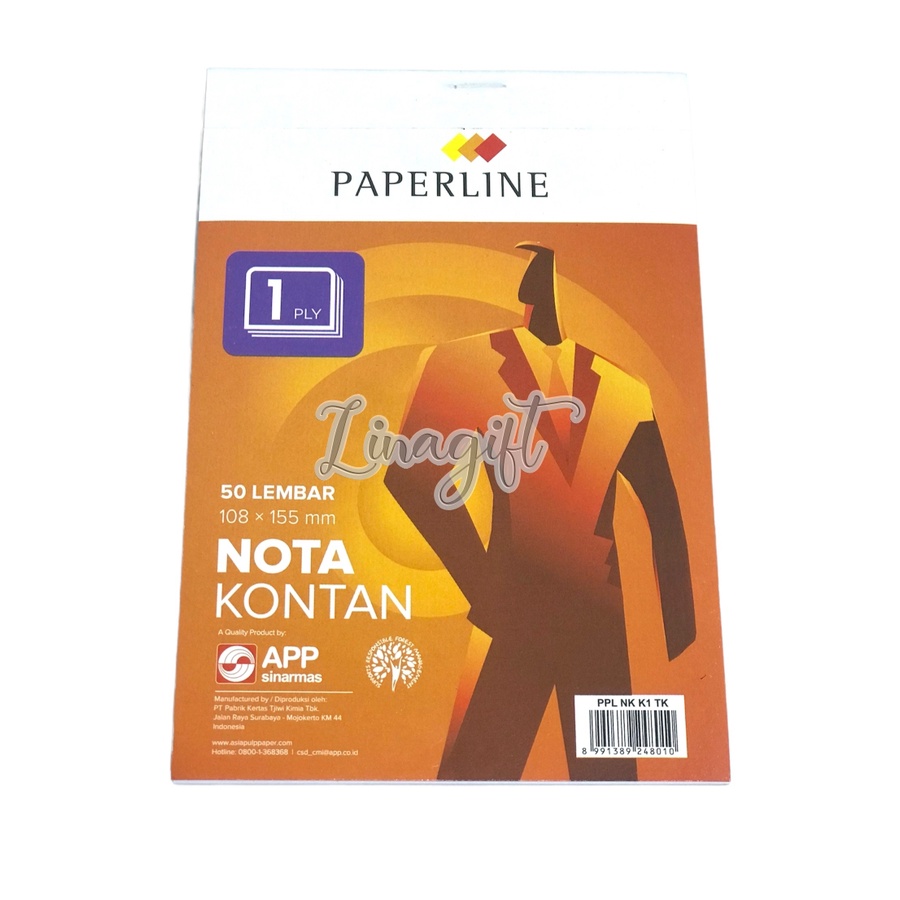 ( 1 Buku - 25 Lembar ) BUKU NOTA KONTAN PAPERLINE KECIL DAN BESAR 1 PLY / 2 PLY / 3 PLY / BUKU PENJUALAN / PEMBELIAN / NOTA RANGKAP