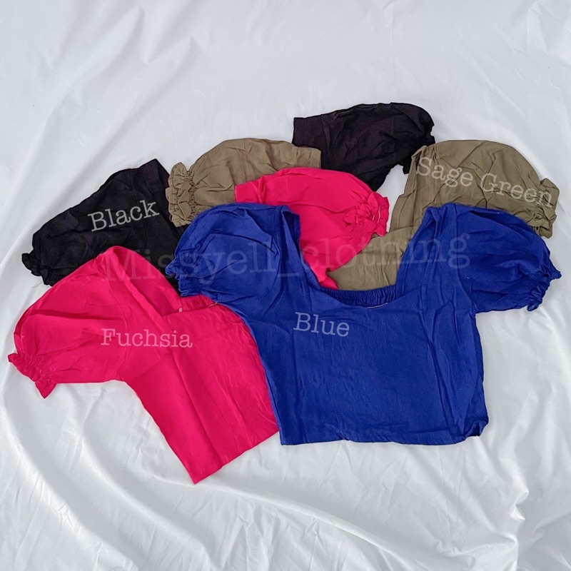 Fuji Crop Top | Atasan Rayon | Crop Top Wanita