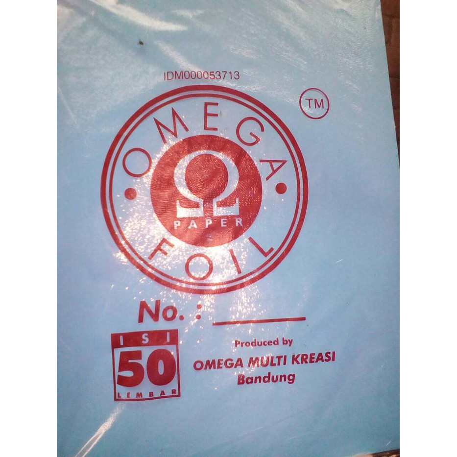 

Kertas / Kertas Omega Foil Murah