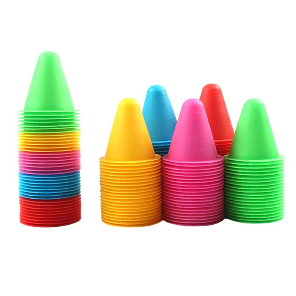 Gelas Tumpuk Agustina Warna Warni Awet Tahan Angin Roller Skating Skateboard Sarking Kerucut