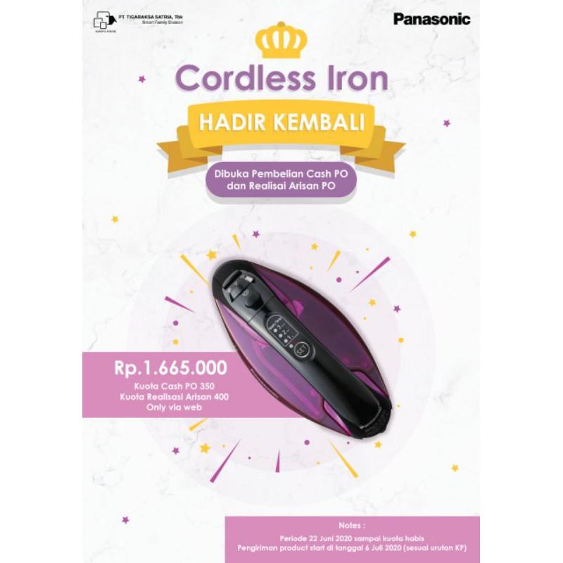 Cordless Iron Panasonic