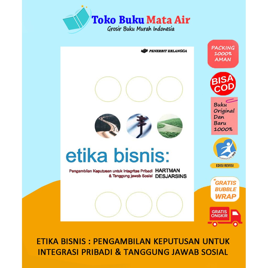 BEST SELLER ORIGINAL ETIKA BISNIS HARTMAN ERLANGGA