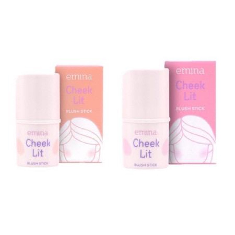 Jual Emina Cheek Lit Blush and Highlighter Stick Highlighter Powder