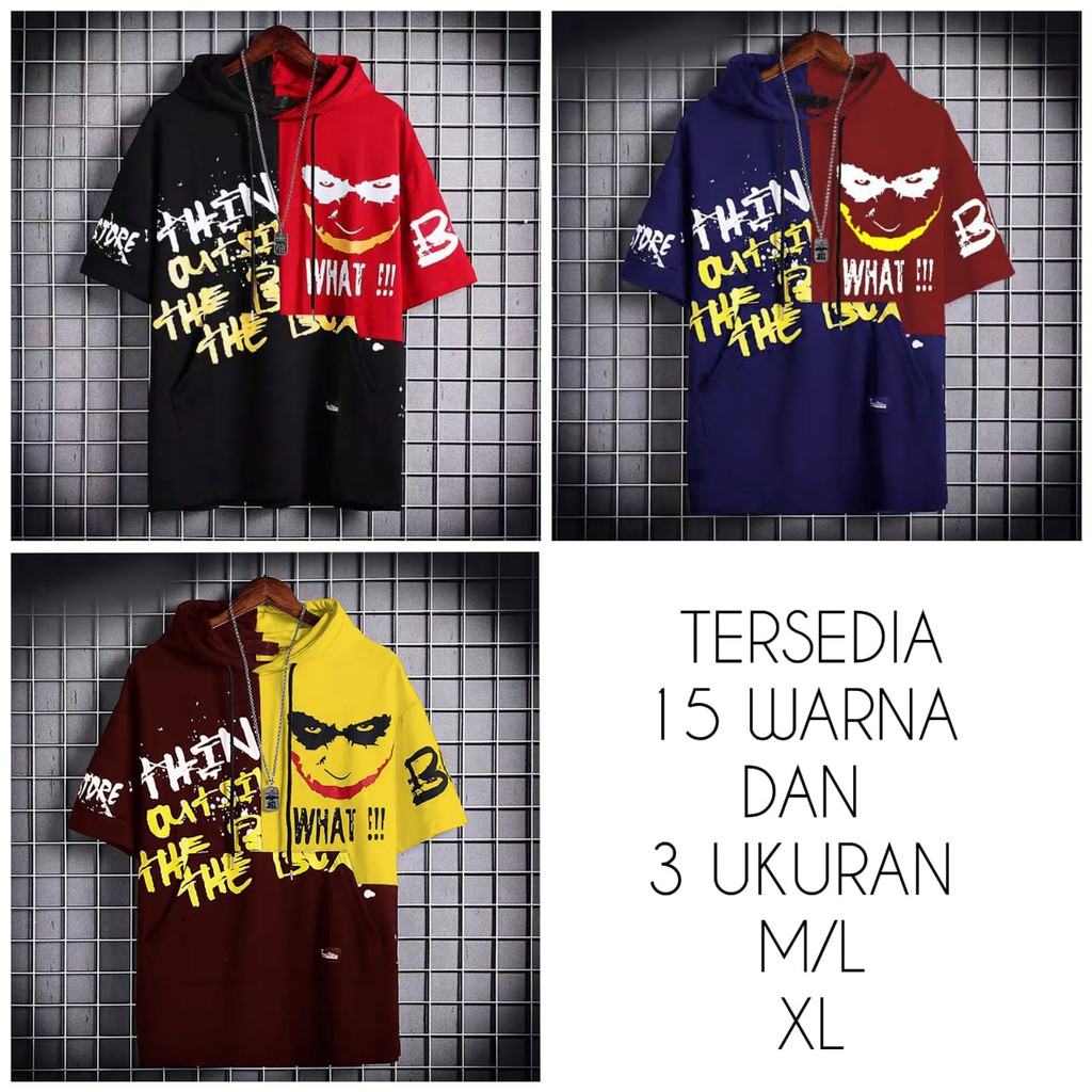 BISA COD / SWEATER HODDIE JOKER / TERKEREN - POLILE781