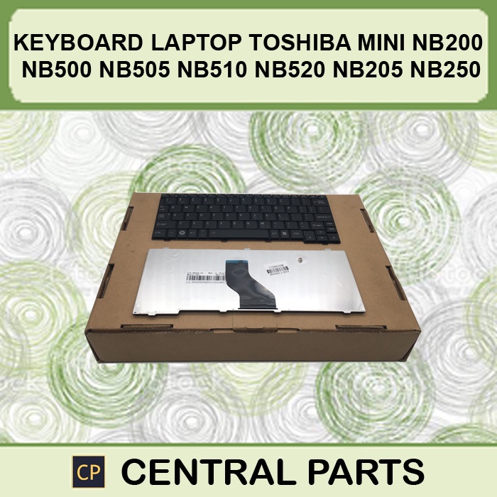 Keyboard Toshiba NB200 NB500 NB505 NB510 NB520 NB205 NB250 BLACK