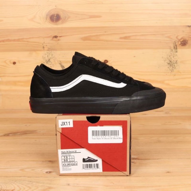 Vans style 36 decon sf black black