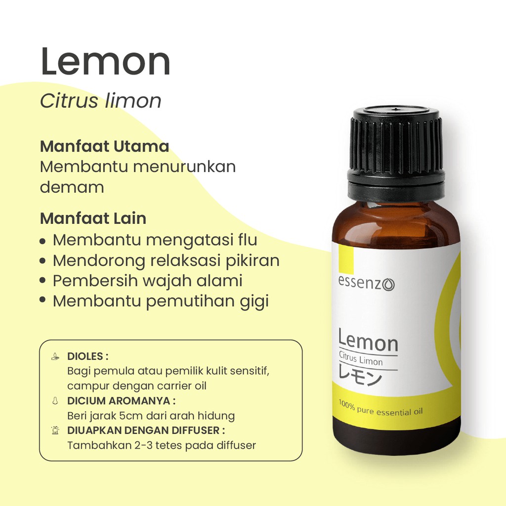 Lemon Essential Oil ESSENZO