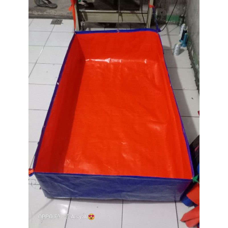 terpal kolam ikan 120x60x30 a3