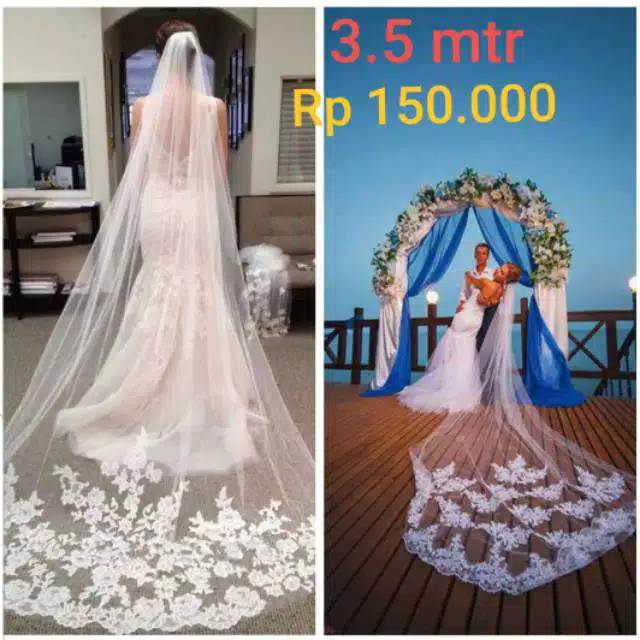 Veil pengantin / kerudung pengantin