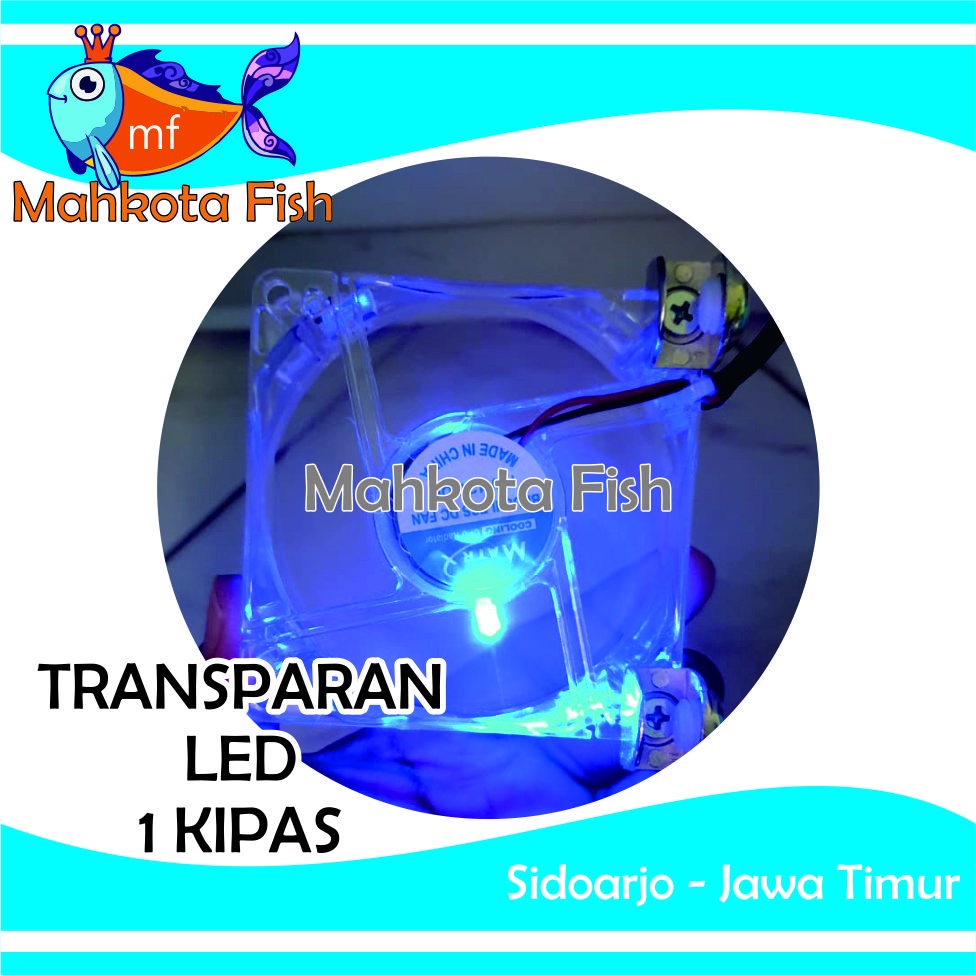 Kipas Aquarium TRANSPARAN | Kipas Aquascape | Fan Aquarium | Pendingin Aquarium | Cooling Fan Aquarium | FREE KARDUS