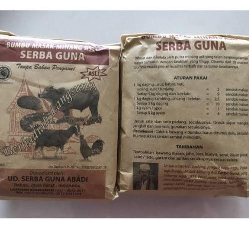 

Barang Bagus Bumbu Masak Minang Asli (serbaguna gulai) 66R+
