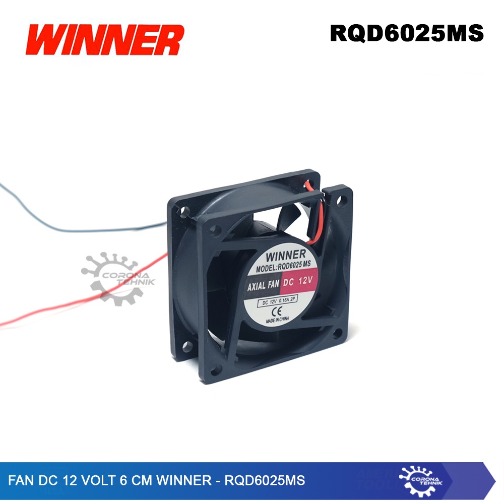 Winner - RQD6025MS - Fan DC 12 Volt 6 cm