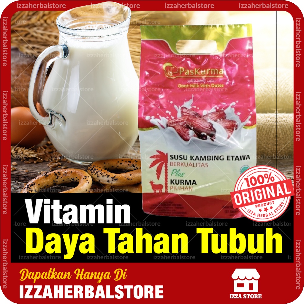 Vitamin Daya Tahan Tubuh Pas Kurma Sachet Susu Kambing Etawa Vitamin Daya Tahan Tubuh Dewasa Aslih