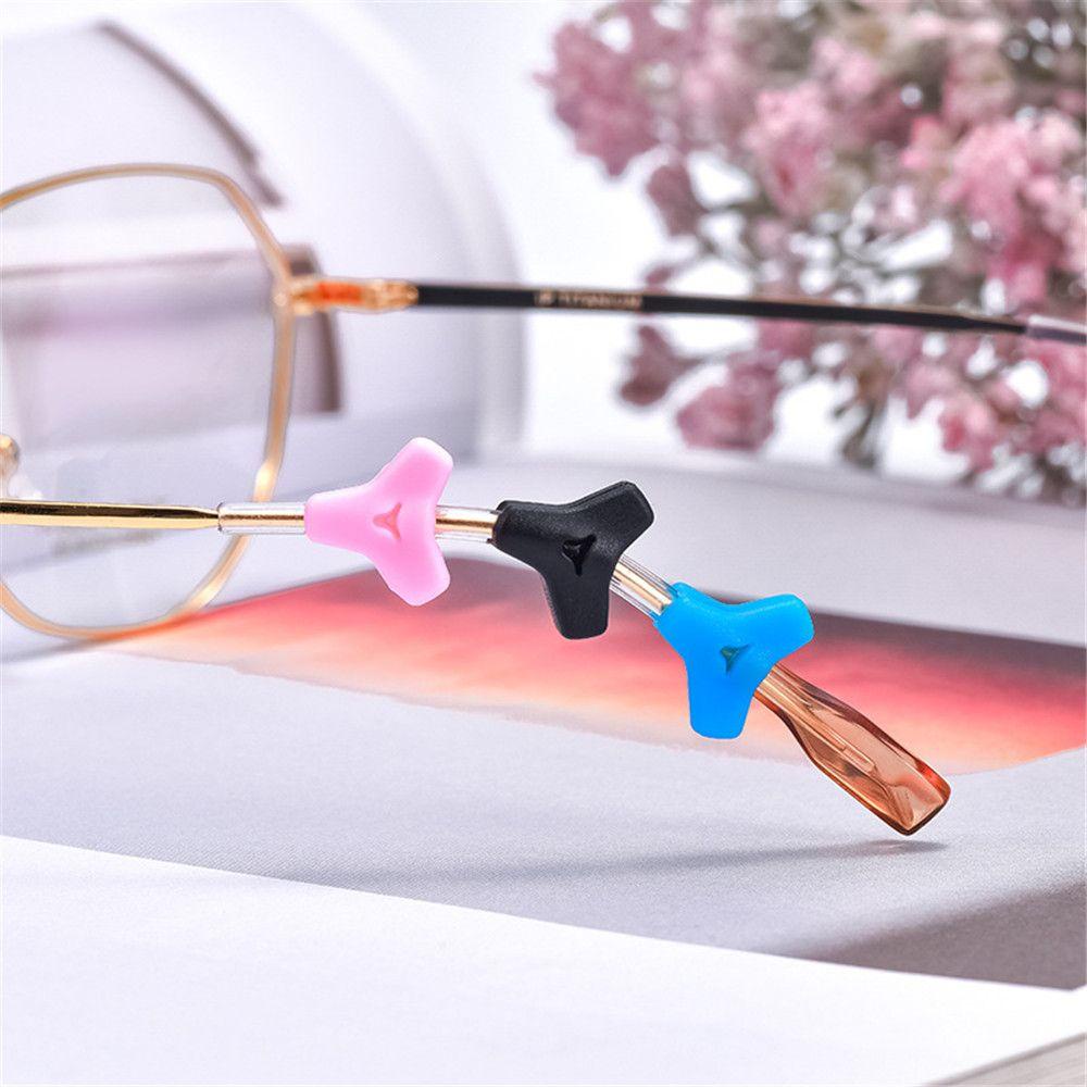 R-flower Ear Hook Silikon Elastis Aksesoris Tontonan Kacamata Kaki Lengan