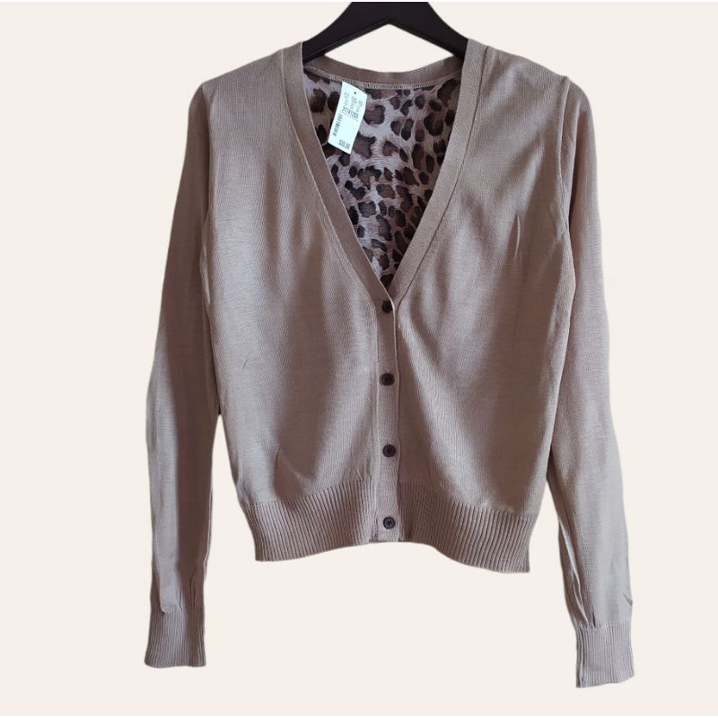 Cardigan leopard, cardigan, cardi motif leopard, baju leopard